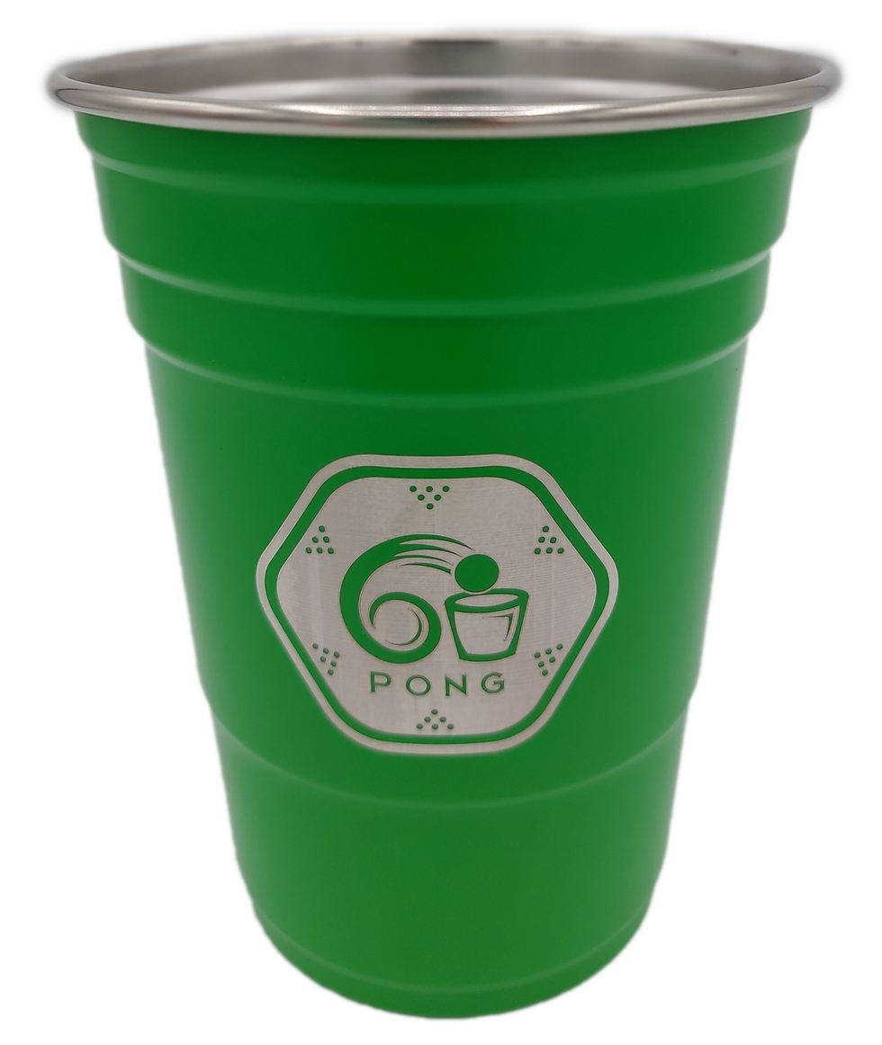 Beer Pong Becher Grün
